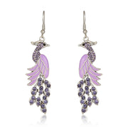 European And American Texture Peacock Earrings – Holiday Gift Ideas — 8