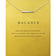 Hollow word copper tube necklace – Jewelry Gift Ideas — 4