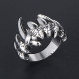 Vintage Titanium Steel Skull Personality Ring – Special Occasion Gifts — 4