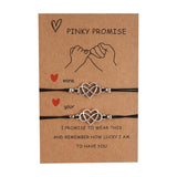 Personalized Alloy Heart-Shaped Lovers Bracelet – Jewelry Gift Ideas — 1