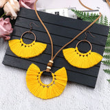 Fringed Necklace Earring Set – Jewelry Gift Ideas — 2