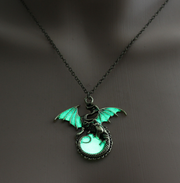 Glowing Vintage Flying Dragon Necklace – Jewelry Gift Ideas — 12