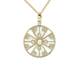 Natural Pearl White Shell Zircon Pendant – Jewelry Gift Ideas — 5