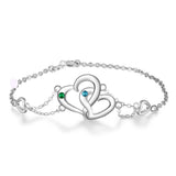Custom Heart Bracelet Simple And Elegant Custom – Jewelry Gift Ideas — 4