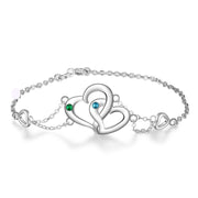 Custom Heart Bracelet Simple And Elegant Custom – Jewelry Gift Ideas — 4