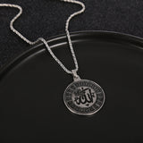 Necklace Fashion Round Plate Pendant Stylish – Jewelry Gift Ideas — 4