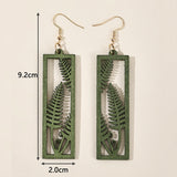 Stylish And Simple New Wood Hollow Earrings – Stylish Gifts — 4