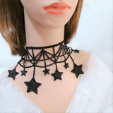 Sexy Lace Five Pointed Star Pendant Collar Female – Jewelry Gift Ideas — 3