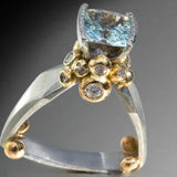 Fashion Electroplated Two-color Blue Diamond Zircon – Stylish Gifts — 1