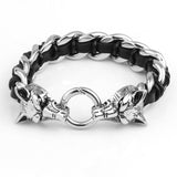 Titanium Steel Skull And Dragon Head Animal – Jewelry Gift Ideas — 6