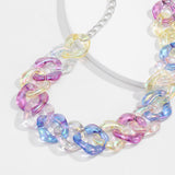 Colored Hip Chain Hollow Exaggerated Necklace – Jewelry Gift Ideas — 3
