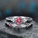2pcs Colored Diamond Rings Rhinestones Ring – Surprise Gifts — 6