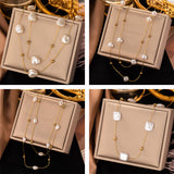 Vintage Baroque Pearl Double Layer Necklace – Jewelry Gift Ideas — 3