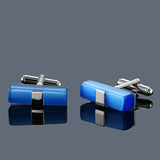 Spirit Level Hourglass Crown Zircon Crystal Cufflinks – Surprise Gifts — 4