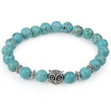 Natural Stone Owl Head Yoga Bracelet – Jewelry Gift Ideas — 6