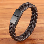 Leather Rope Hand Woven Bracelet Neutral – Jewelry Gift Ideas — 4