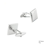Metal Cufflinks Men's Simple French Shirt Cuff Button – Gifts for Him — 1