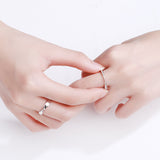 S925 Sterling Silver Couple Rings With Diamonds – Gifts for Her — 6