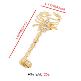 Halloween Exaggerated Diamond Scorpion Chain Ring – Useful Gifts — 4