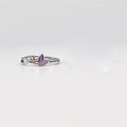 Wavy Fishtail Couple Adjustable Opening Ring – Gifts for Couples — 4