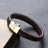 Men Genuine Leather Bracelet Vintage Handmade – Jewelry Gift Ideas — 5