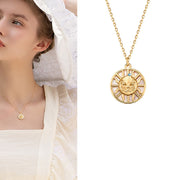 Silver And Gold Coin Clavicle Chain – Jewelry Gift Ideas — 4