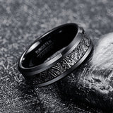 Tungsten Steel Ring Shining Colored Paper Men's Ring – Gifts for Him — 5
