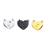 Titanium Steel Heart-Shaped Friendship Pendant – Jewelry Gift Ideas — 9