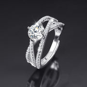 Ring Opening Adjustable One Carat Mosan Drill – Home & Living Gifts — 12