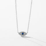 Pure Exquisite Diamond Devil's Eye Necklace Bone – Jewelry Gift Ideas — 4