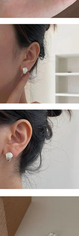 Shell Ear Clip Women's Fashion Simple Silvering – Stylish Gifts — 12