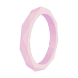 Geometric 3mm diamond pattern female tail ring – Gifts for Her — 13