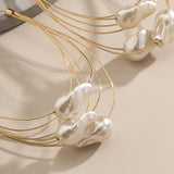 Personality Multi-layer Tassel Pearl Earrings Women – Gifts for Her — 3