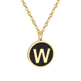 Golden English alphabet pendant – Jewelry Gift Ideas — 20