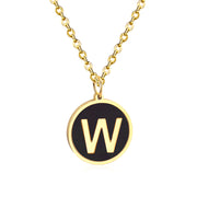 Golden English alphabet pendant – Jewelry Gift Ideas — 20