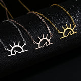 Fashion Personality Sunshine Pendant Necklace – Jewelry Gift Ideas — 3