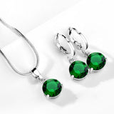 Water Drop Necklace Earring Set – Jewelry Gift Ideas — 6