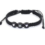 26 English Letters Love Heart Hand Woven Hand Rope – Gifts for Couples — 1