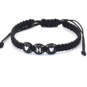 26 English Letters Love Heart Hand Woven Hand Rope – Gifts for Couples — 1