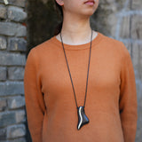 Ancient silver alloy geometric necklace – Jewelry Gift Ideas — 6