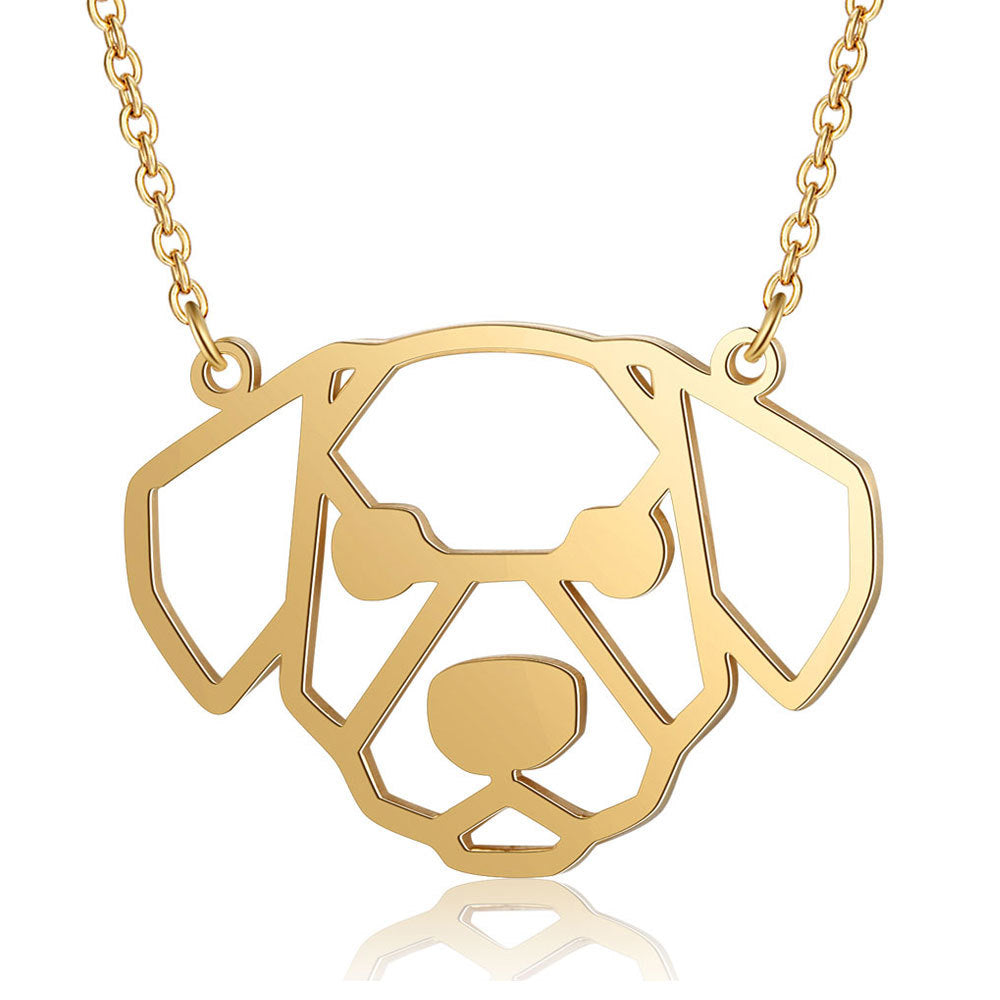 Weixing puppy titanium steel necklace – Jewelry Gift Ideas — 1