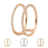 Fashionable zircon ring wedding ring – Gifts for Couples — 3