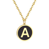 Golden English alphabet pendant – Jewelry Gift Ideas — 1