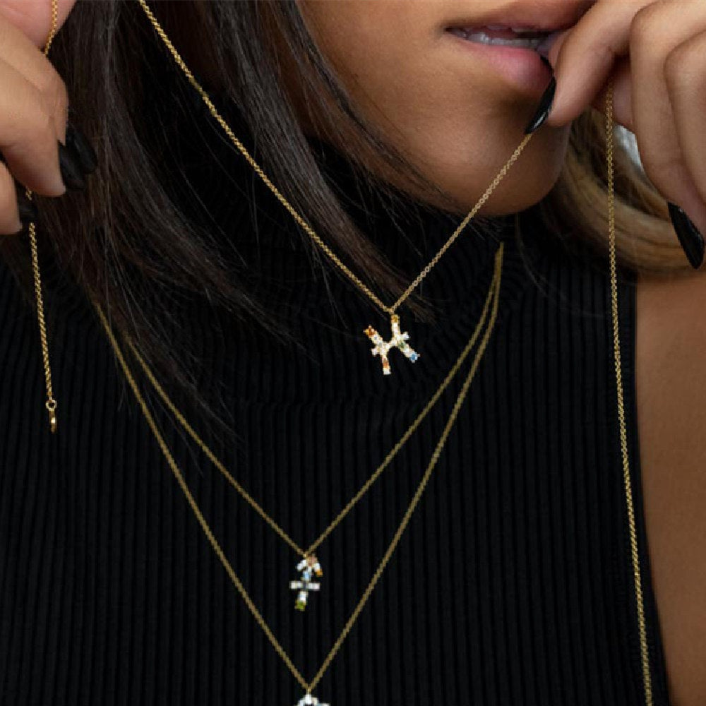 Twelve Constellations Colorful Zirconium Pendant – Jewelry Gift Ideas — 1