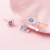 Personalized Blue Diamond Ring Small Star Ear – Jewelry Gift Ideas — 4