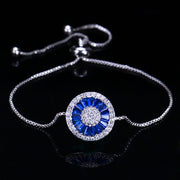 Round ladder zircon bracelet – Jewelry Gift Ideas — 4