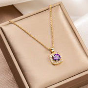 Simple Square Zirconium Women's Necklace – Jewelry Gift Ideas — 3