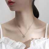 Little Prince Moon Pendant Necklace Clavicle – Jewelry Gift Ideas — 4