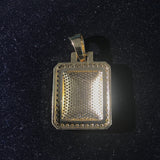 Zircon Inlaid Diamond Dog Tag Pendant Hip-hop – Jewelry Gift Ideas — 3