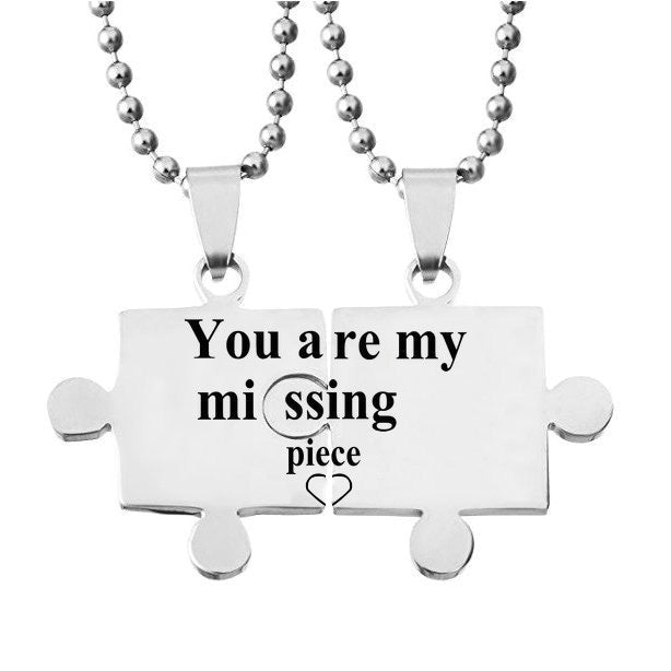 You Are The Missing Part Of My Puzzle Necklace – Jewelry Gift Ideas — 1